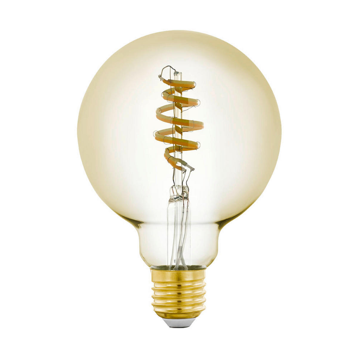 LED-LEUCHTMITTEL   E27 4,9 W  - Goldfarben, Basics, Glas (14,0cm)