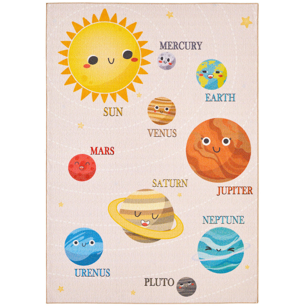 KINDERTEPPICH 120/170 cm PLAY  - Beige, Design, Kunststoff/Textil (120/170cm) - Ben'n'jen