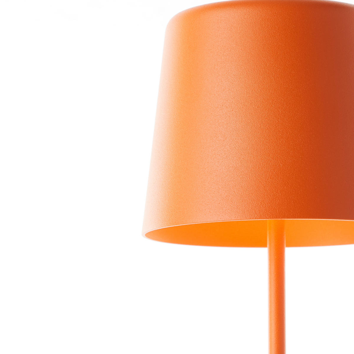 AKKU-TISCHLEUCHTE Kaami 10/37 cm   - Orange, Basics, Kunststoff/Metall (10/37cm) - Brilliant
