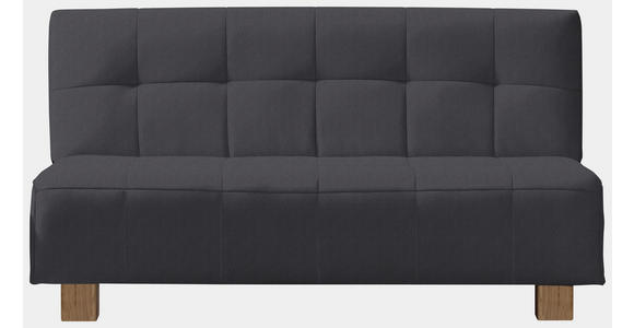 SCHLAFSOFA Grau - Naturfarben/Grau, Design, Holz/Textil (165/92/102cm) - Novel