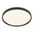 LED-DECKENLEUCHTE 48/7 cm   - Schwarz/Weiß, Trend, Kunststoff/Metall (48/7cm) - Novel