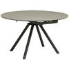 STOL ZA BLAGOVAONICU  siva, crna  metal, staklo, keramika      - siva/crna, Lifestyle, staklo/metal (80-130/75-77/130cm) - MID.YOU
