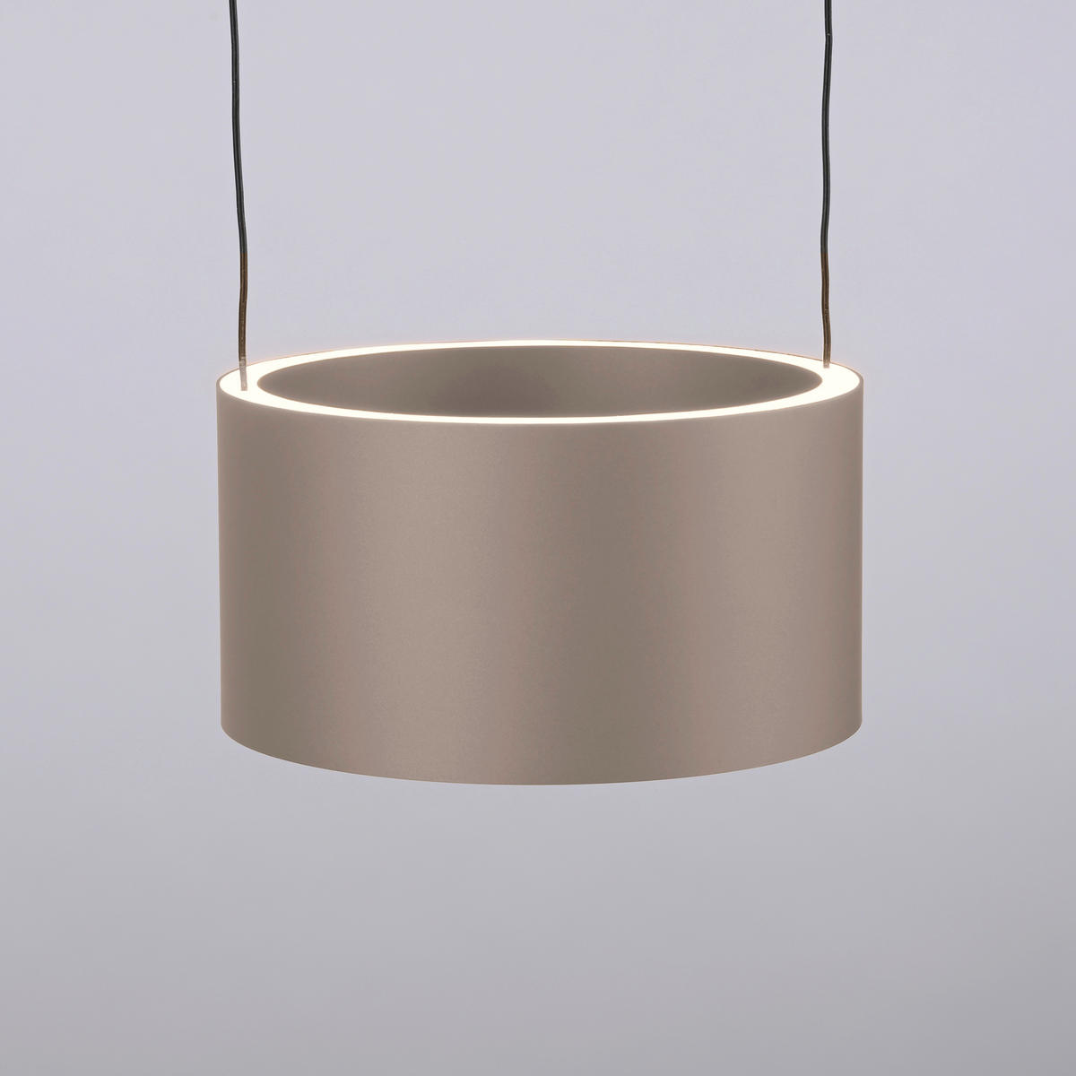 LED-HÄNGELEUCHTE 20/20/180 cm    - Bronzefarben, Basics, Kunststoff/Metall (20/20/180cm) - Paul Neuhaus