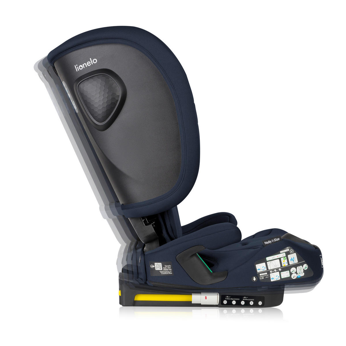 KINDERAUTOSITZ Nelly i-Size  - Dunkelblau, Basics, Textil (45/27,5/54cm) - Lionelo