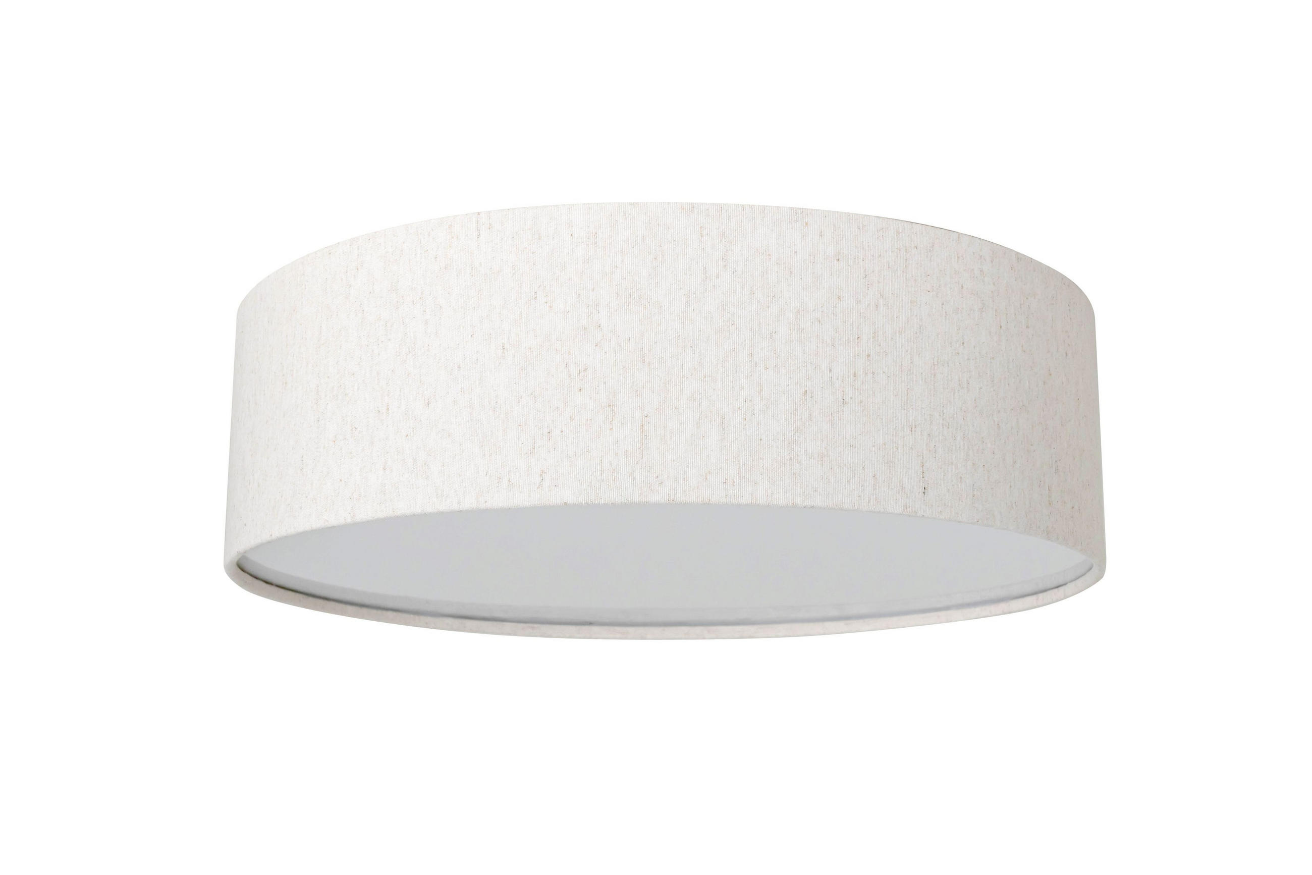DECKENLEUCHTE  45/13 cm    - Naturfarben, Basics, Kunststoff/Textil (45/13cm) - Novel
