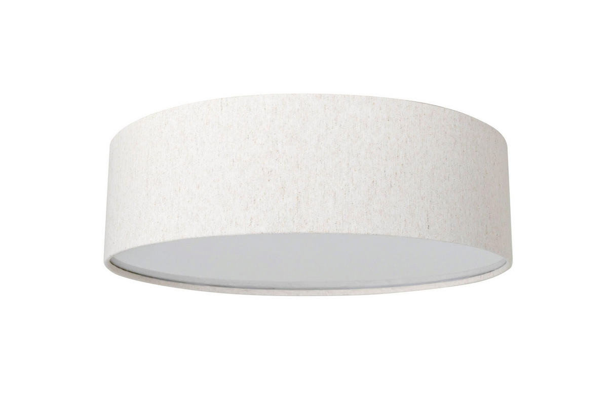 DECKENLEUCHTE  45/13 cm    - Naturfarben, Basics, Kunststoff/Textil (45/13cm) - Novel