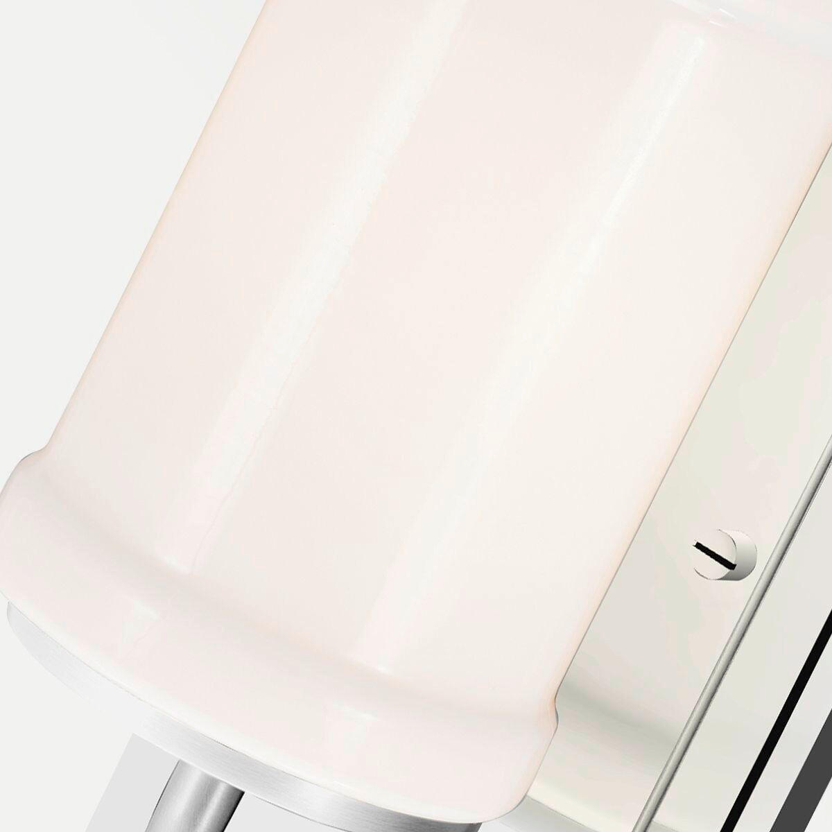 WANDLEUCHTE Kichler 30,5/12,7/15,9 cm  - Chromfarben, KONVENTIONELL, Glas/Metall (30,5/12,7/15,9cm) - Elstead Lighting