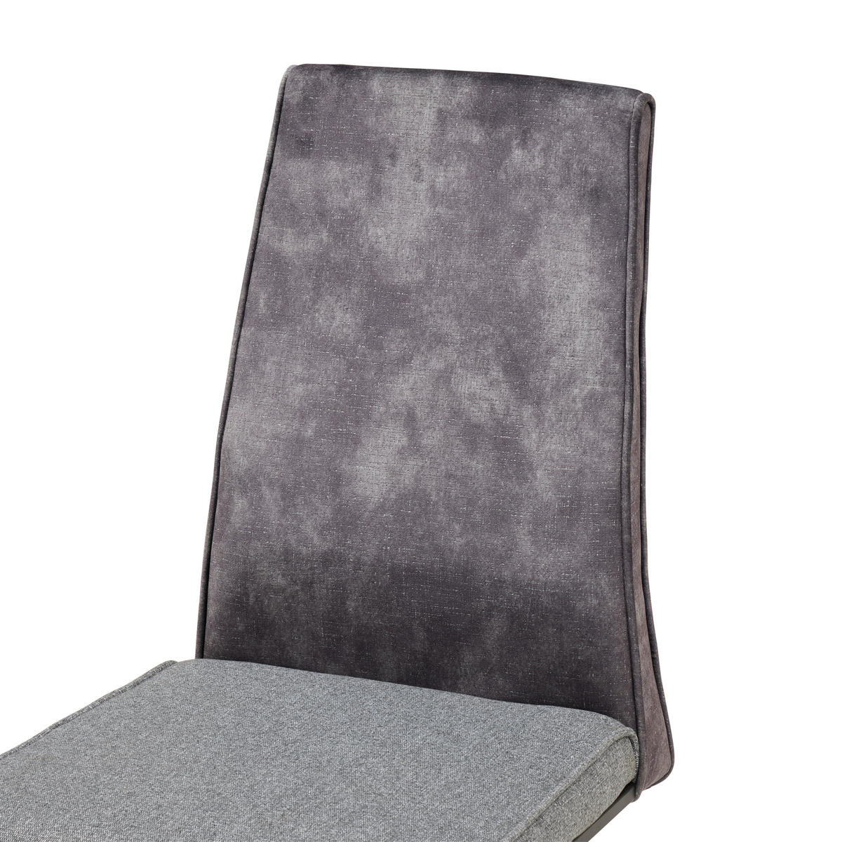 SCHWINGSTUHL  ,  , Mikrofaser, Leinenoptik  ,  - Dunkelgrau/Schwarz, KONVENTIONELL, Holz/Textil (46/94/62cm) - MID.YOU