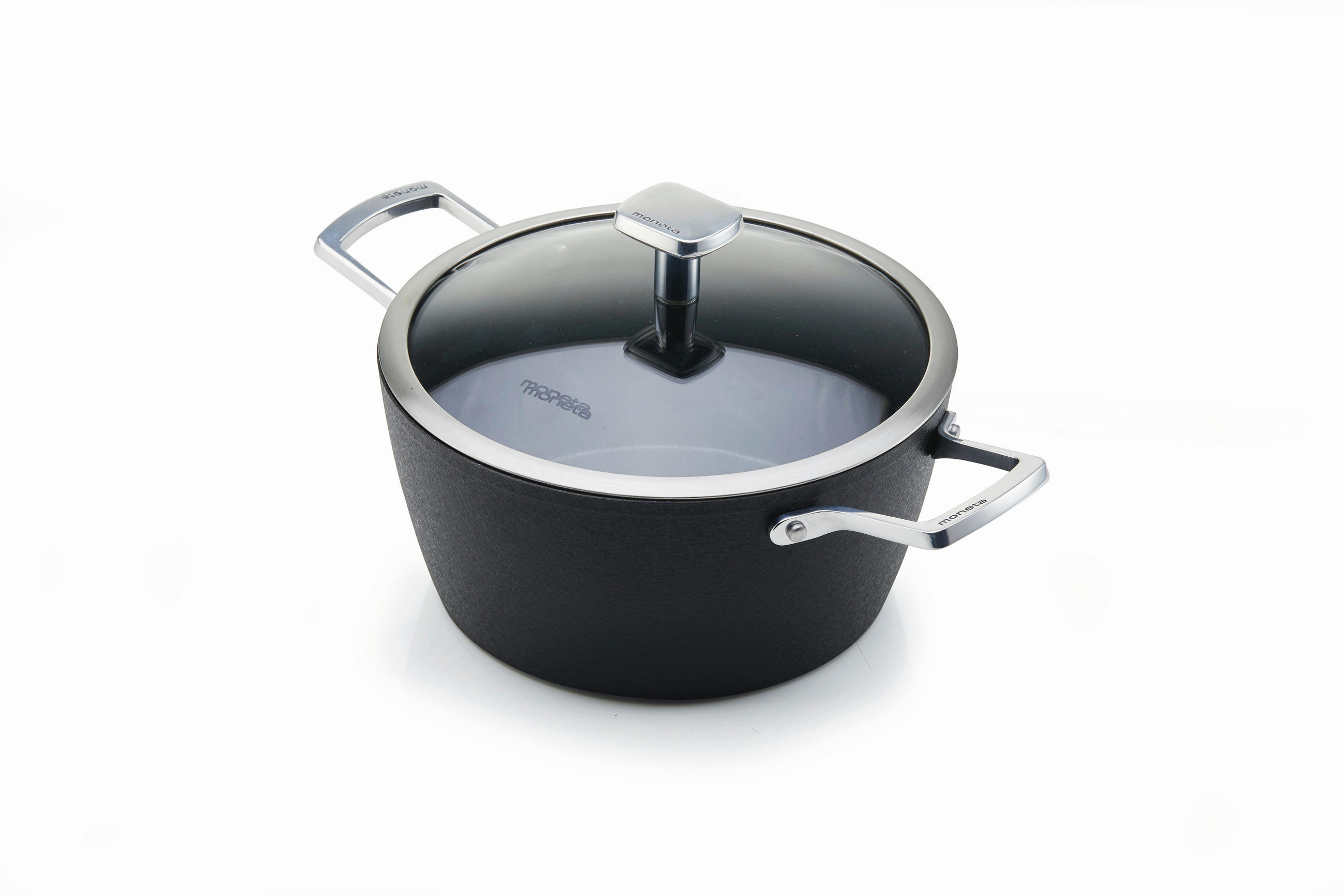 LONEC S KLJUNOM armonia  aluminij   - črna, Basics, kovina/steklo (20cm) - moneta