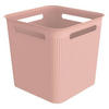 BOX, plast - staroružová, Basics, plast (29,1/29,1/28,1cm) - Rotho