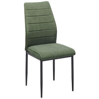 STUHL  in Eisen Cord Metall, Textil  - Schwarz/Grün, LIFESTYLE, Textil/Metall (44/96/58cm) - Livetastic