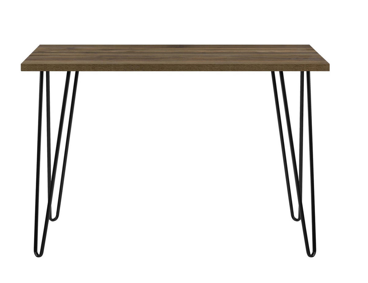 SCHREIBTISCH 101/68/49 cm  in Walnussfarben  - Walnussfarben, Design, Holzwerkstoff/Metall (101/68/49cm) - MID.YOU