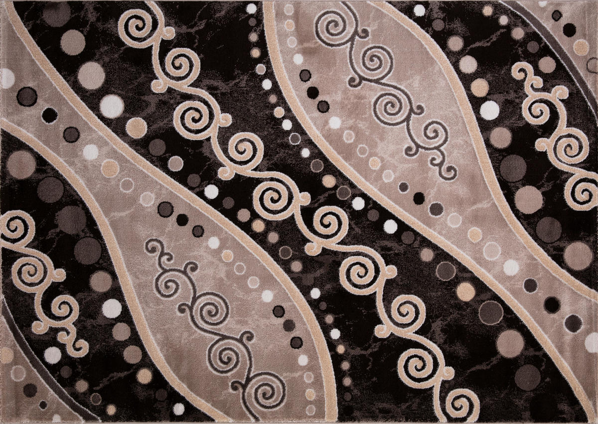 LÄUFER 80/300 cm Eleysa Dunkelbraun, Hellbraun  - Hellbraun/Dunkelbraun, LIFESTYLE, Textil (80/300cm)