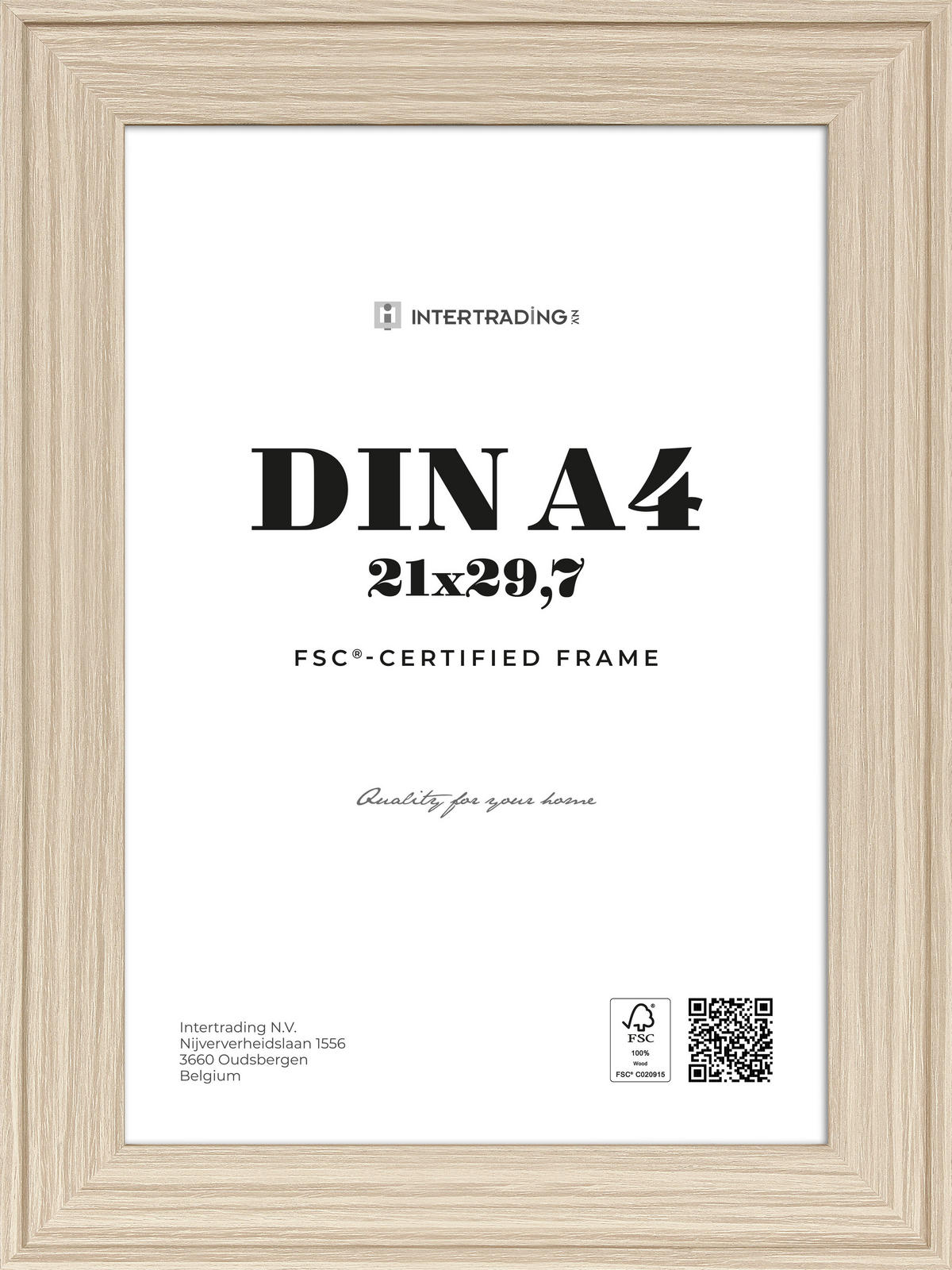 BILDERRAHMEN 27,2/1,6/36,2 cm  - Eichefarben, Basics, Holzwerkstoff (27,2/1,6/36,2cm)