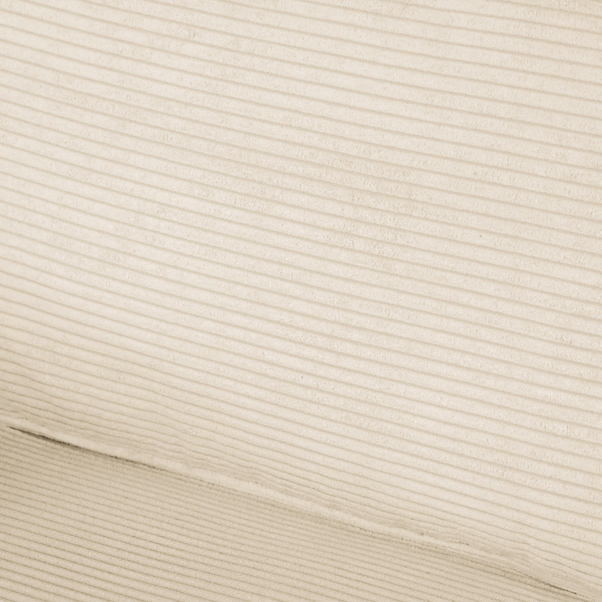 SCHLAFSOFA Cord Creme  - Dunkelbraun/Creme, Design, Holz/Textil (203/85/99cm) - MID.YOU