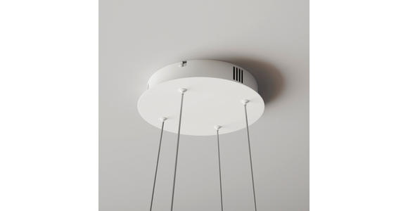 LED-HÄNGELEUCHTE 55/120 cm  - Weiß, Basics, Kunststoff/Metall (55/120cm) - Novel