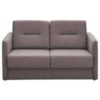 SCHLAFSOFA  in Mikrofaser Rosa  - Schwarz/Rosa, KONVENTIONELL, Kunststoff/Textil (147/89/87cm) - Livetastic