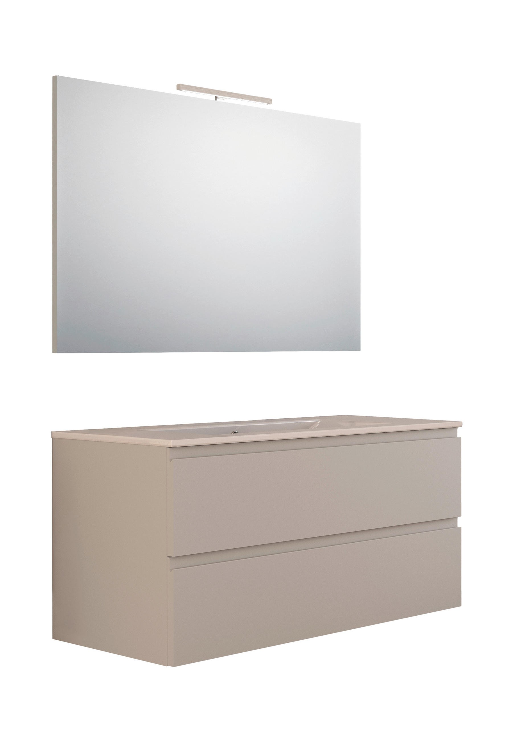 Belluti Badezimmer Arya Collection Weiß Hochglanz 100x138x46 cm