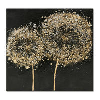 OBRAZ NA PLÁTNE, kvety, 60/60/3 cm - Design, drevo (60/60/3cm)