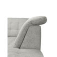 ECKSOFA Beige Chenille  - Chromfarben/Beige, KONVENTIONELL, Kunststoff/Textil (260/205cm) - Carryhome