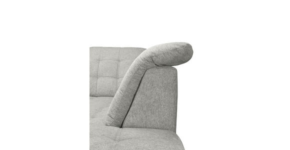 ECKSOFA Beige Chenille - Chromfarben/Beige, KONVENTIONELL, Kunststoff/Textil (260/205cm) - Carryhome