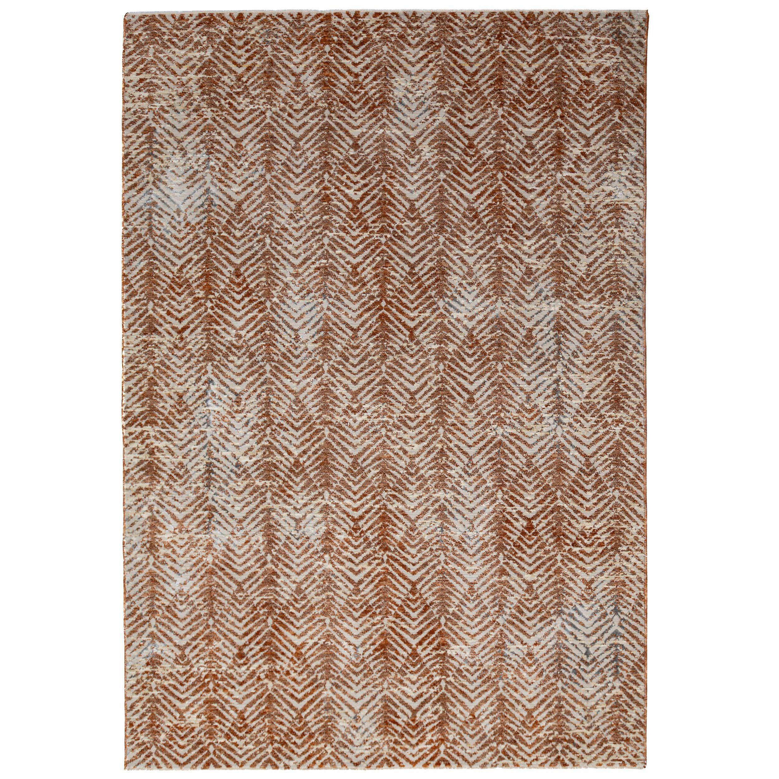 WEBTEPPICH  Wohnzimmer 120/160 cm Lua Abstract Terracotta rechteckig  - Terracotta, Basics, Kunststoff/Textil (120/160cm) - Flair Rugs
