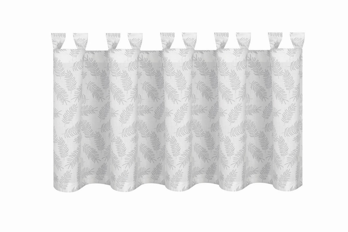 KURZGARDINE   150/50 cm   - Weiß, Basics, Textil (150/50cm)