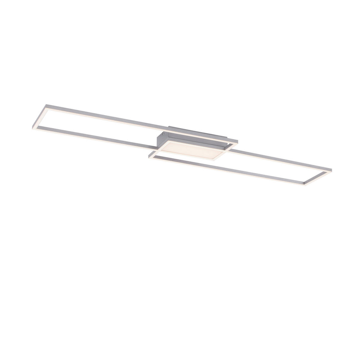 LED-Deckenleuchte 109,5/25,5/6 cm   - Silberfarben, Basics, Kunststoff/Metall (109,5/25,5/6cm)