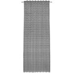 FERTIGVORHANG halbtransparent  - Hellgrau, Design, Textil (140/255cm) - Novel