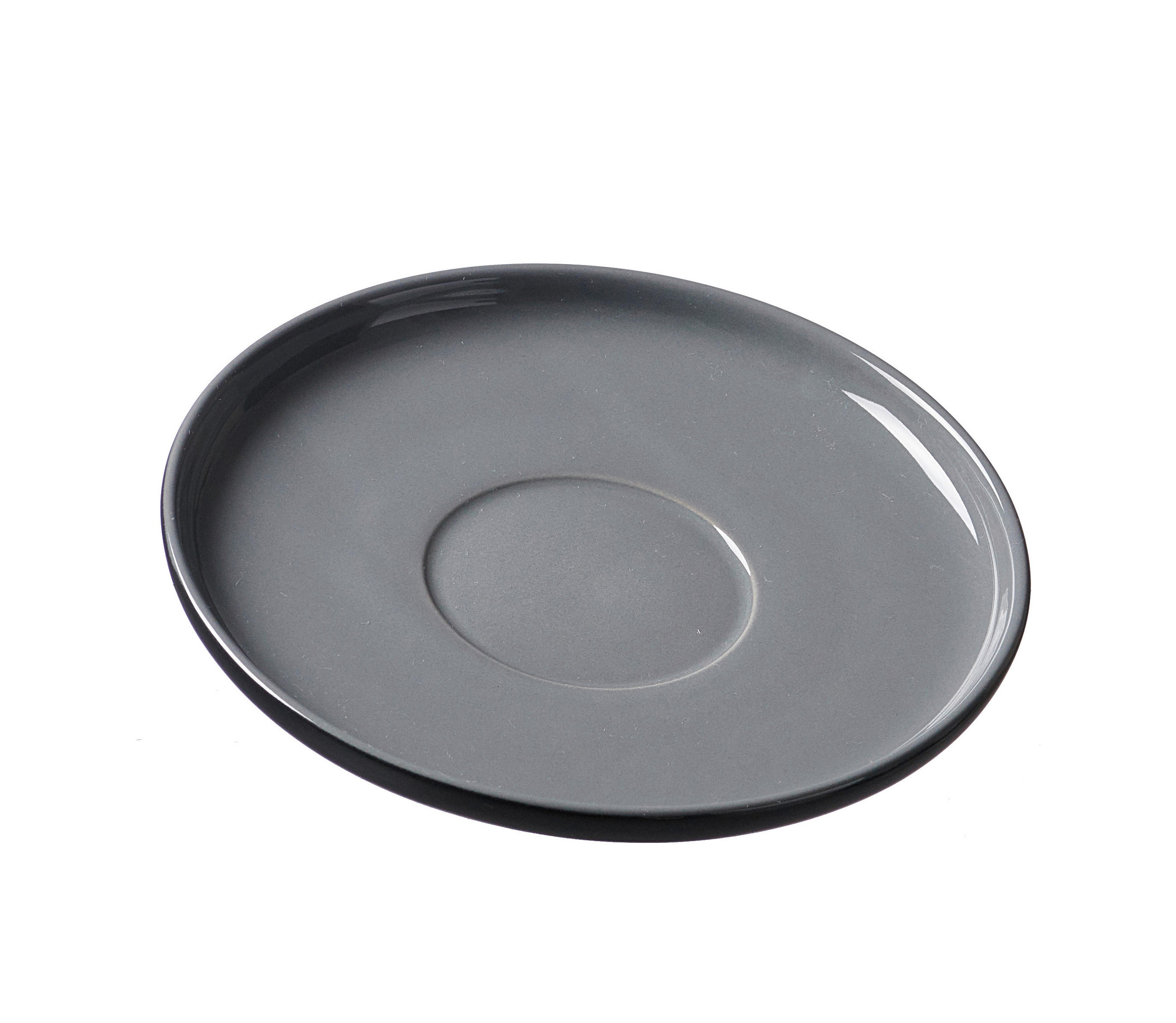 UNTERTASSE - Schwarz/Grau, Basics, Keramik (15/15/2cm) - Ritzenhoff Breker