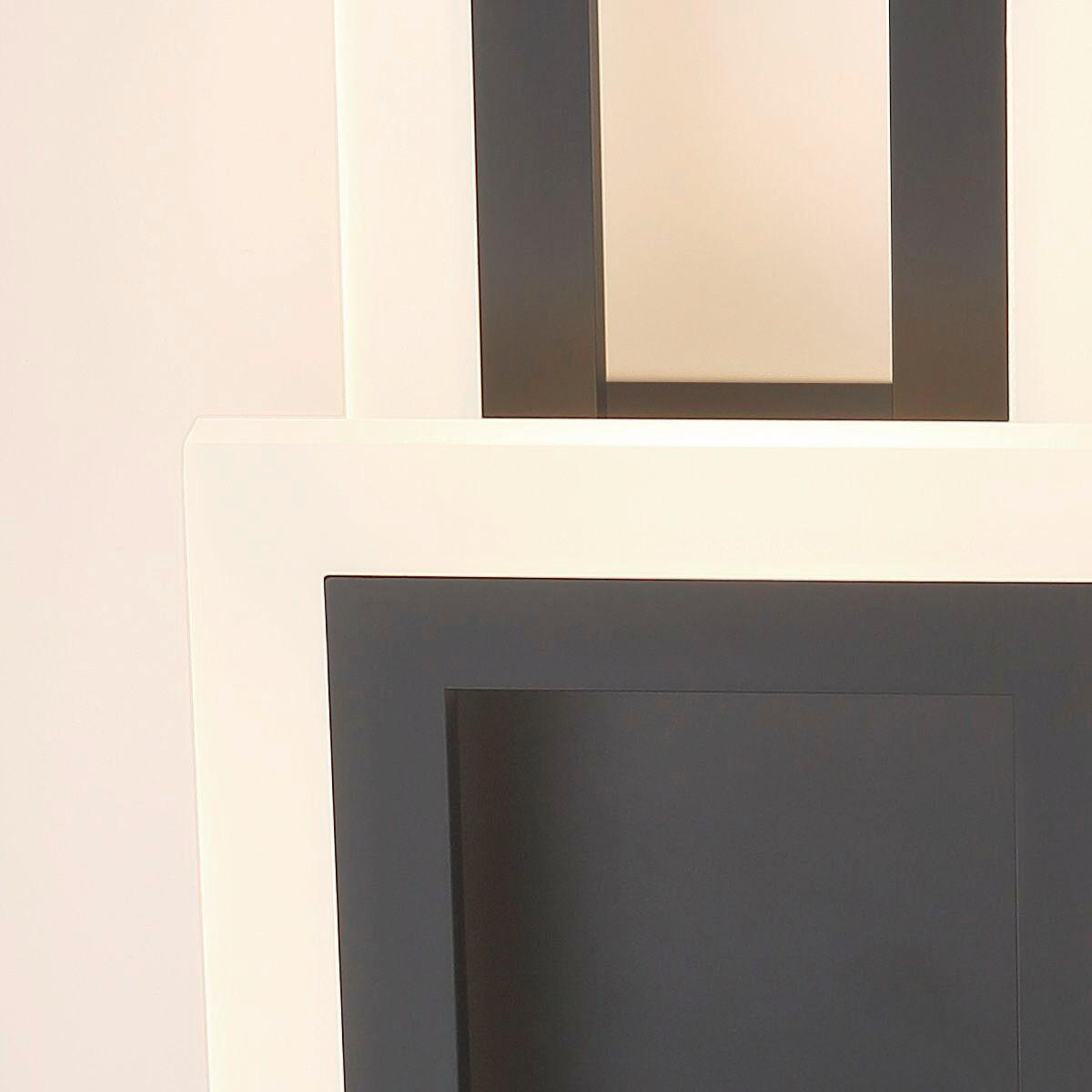 LED-WANDLEUCHTE    - Schwarz, Design, Kunststoff/Metall (40,6/17,6/10,2cm) - Elstead Lighting