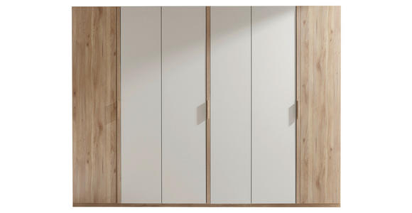 DREHTÜRENSCHRANK  in Eichefarben, Kaschmir  - Kaschmir/Eichefarben, Design, Holz/Holzwerkstoff (300/225,5/60,2cm) - Xora