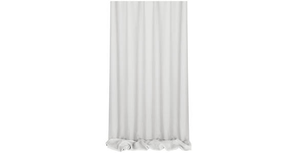 DEKOSTOFF per lfm halbtransparent  - Weiß, Basics, Textil (140cm) - Esposa