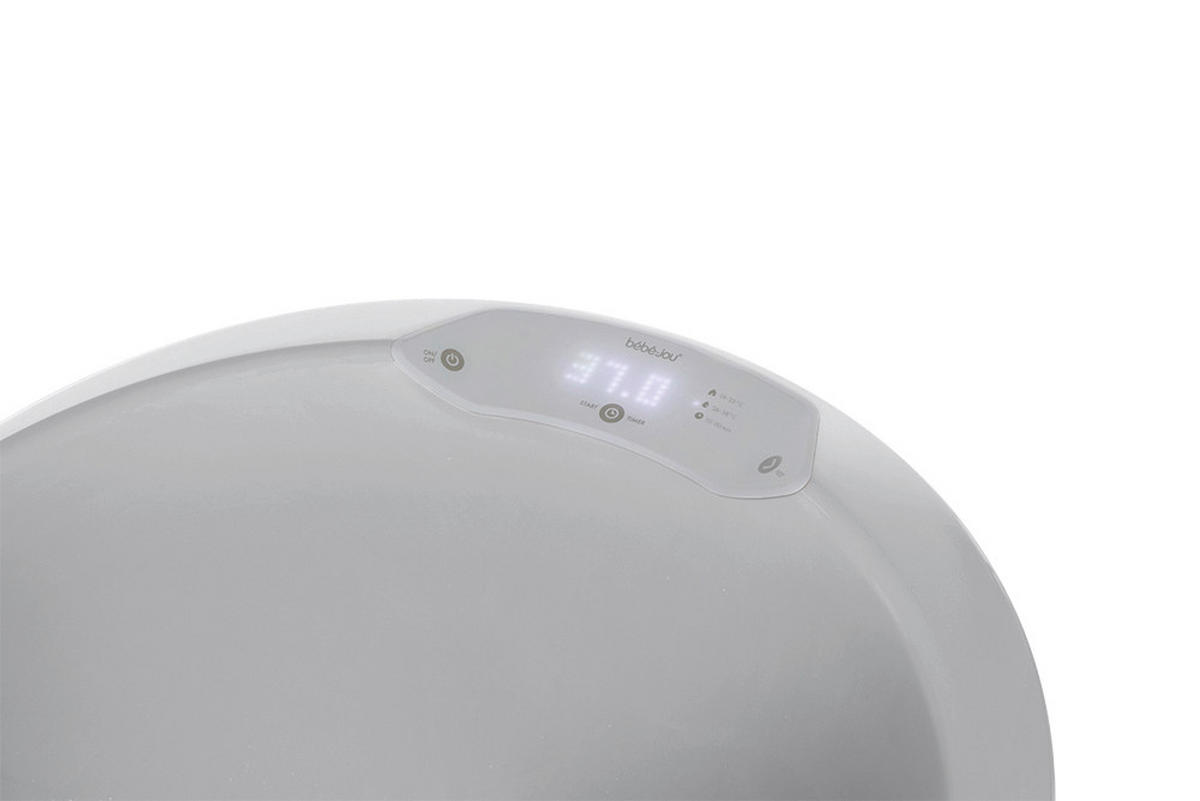 BABYBADEWANNE SENSE EDITION  - Hellgrau, Basics, Kunststoff (79,5/41,5/30,8cm) - Bebe Jou
