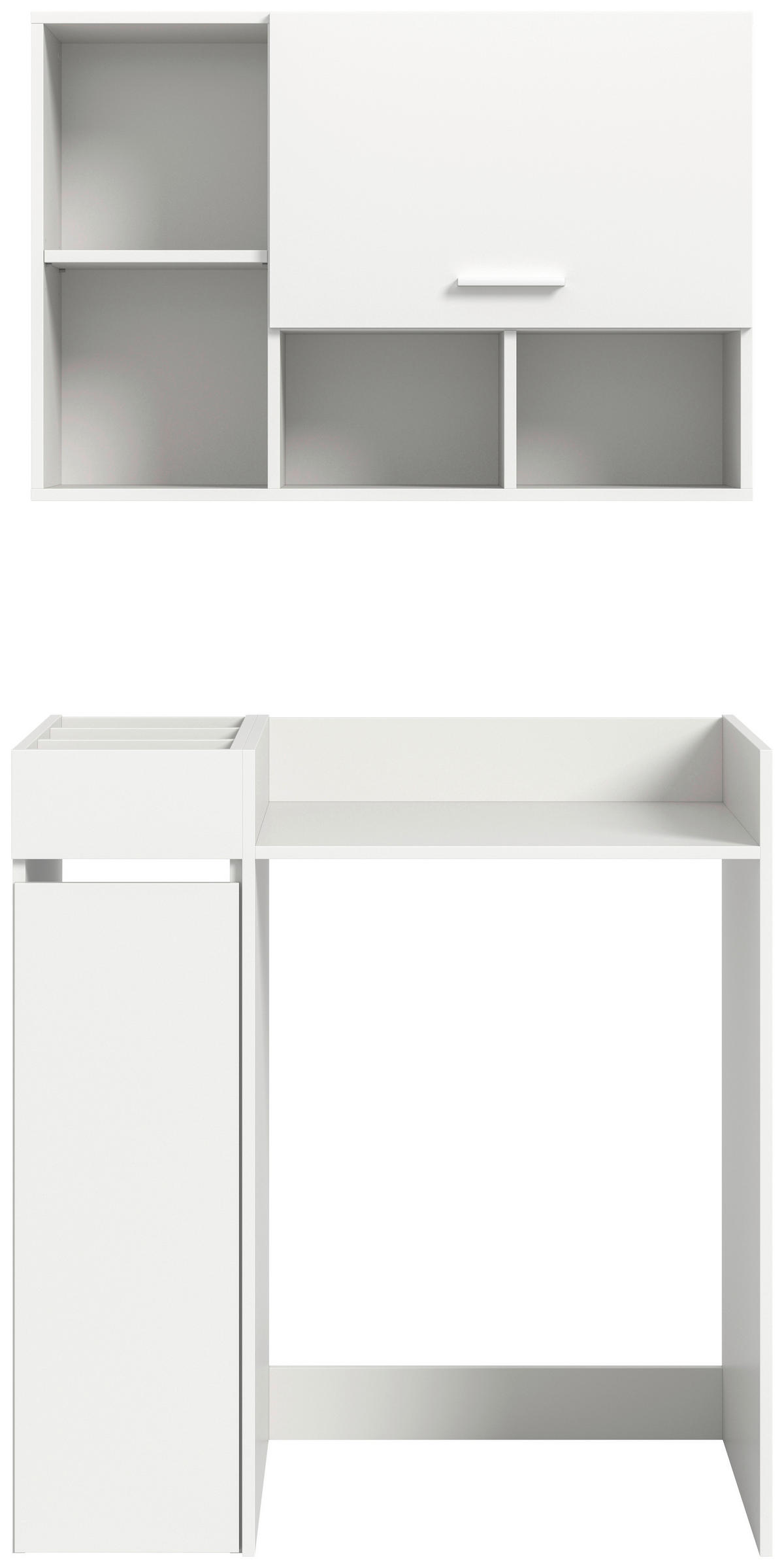 WASCHMASCHINENSCHRANK 95/195/60 cm  in Weiß  - Weiß, Basics, Holzwerkstoff/Kunststoff (95/195/60cm) - MID.YOU