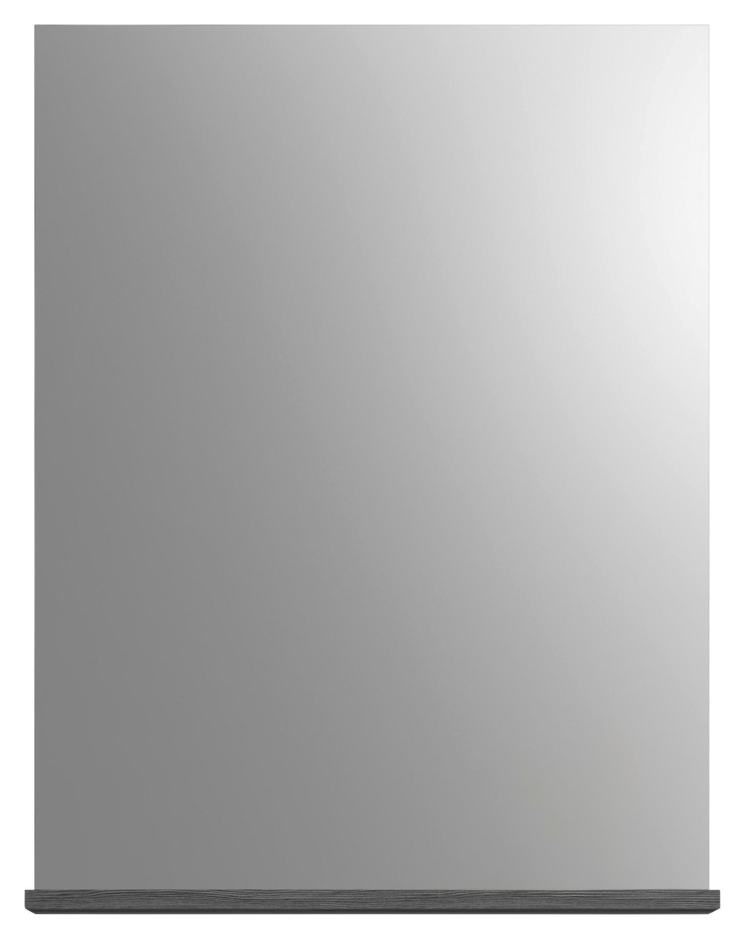 KOPALNIŠKO OGLEDALO, 60/79/18 cm leseni material  - siva/antracit, Moderno, leseni material (60/79/18cm) - MID.YOU