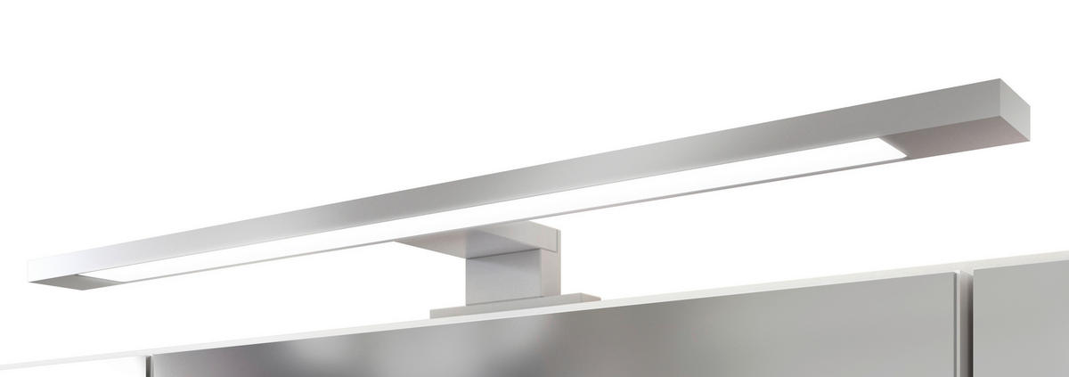 SPIEGELSCHRANK 100/64/20 cm  - Alufarben/Graphitfarben, Basics, Glas/Holzwerkstoff (100/64/20cm) - Held