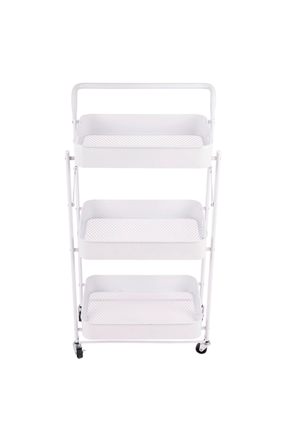 REGAL  Weiß  - Weiß, Basics, Kunststoff/Metall (45/30/87cm)