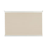 PLISSEE 100/130 cm  - Sandfarben, Basics, Textil (100/130cm) - Homeware