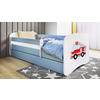 KINDER-/JUNIORBETT - Blau/Birkefarben, MODERN, Holz/Holzwerkstoff (80/160cm) - MID.YOU