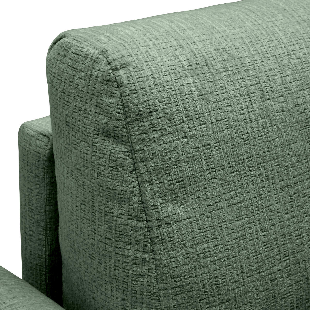 3-SITS SOFFA i vävt tyg mörkgrön  - svart/mörkgrön, Modern, trä/textil (183/85/92cm) - MID.YOU