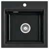 SPÜLE Kara 51 / 50030168  - Schwarz Hochglanz, Basics, Keramik (51/20/51cm) - Systemceram