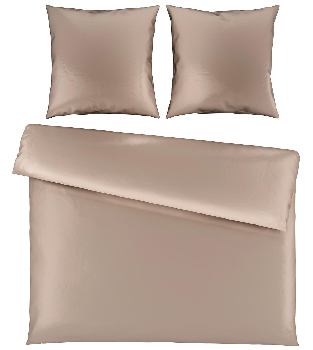 BETTWÄSCHE Segesta Satin 200/200 cm  - Creme, MODERN, Textil (200/200cm) - Novel