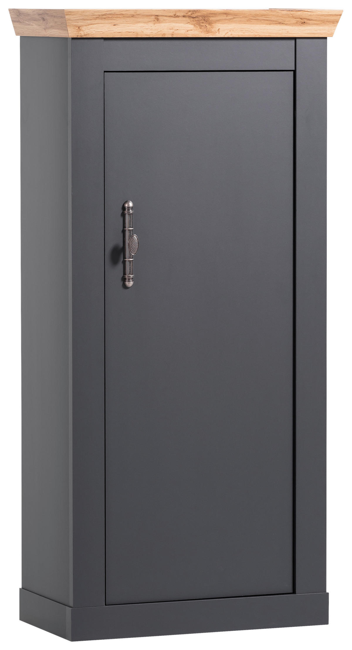 HIGHBOARD  in 72/146/38 cm  - Anthrazit/Silberfarben, Design, Holzwerkstoff/Metall (72/146/38cm) - MID.YOU