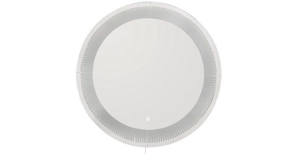 WANDSPIEGEL  - Silberfarben, Design, Glas/Holzwerkstoff (100/100/5cm) - Xora