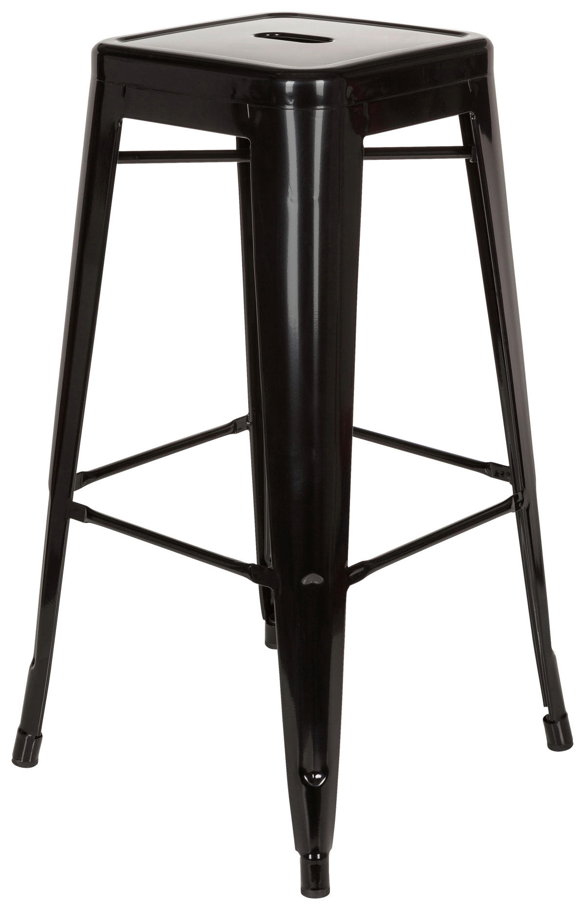BAROVÁ ŽIDLE, černá - černá, Basics, kov (44/77/44cm) - MID.YOU