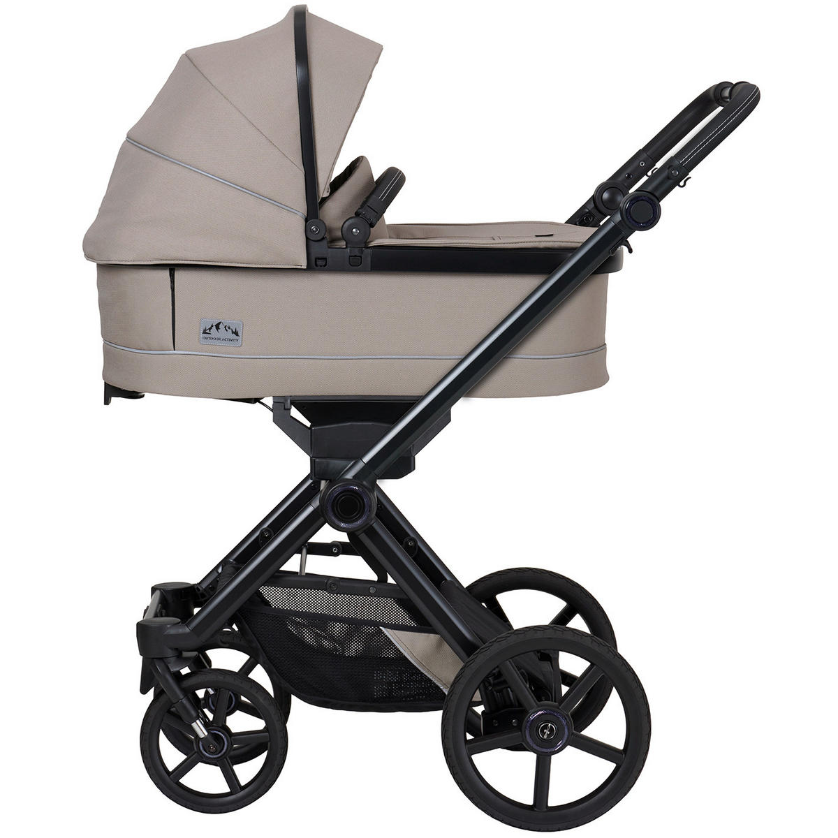 KINDERWAGENSET IVY GTR Outdoor HB  - Karamell/Schwarz, Basics, Textil/Metall (94/58/119cm) - Hartan