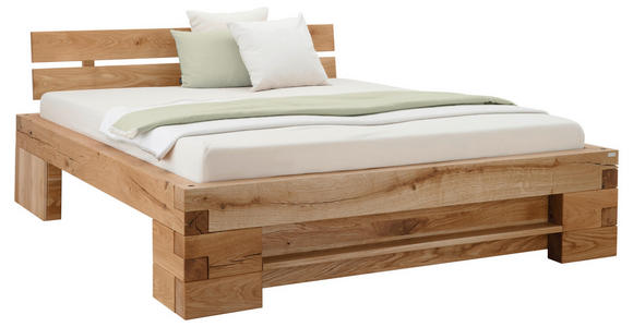 BETT 180/200 cm  in Eichefarben  - Eichefarben, Natur, Holz (180/200cm) - Linea Natura