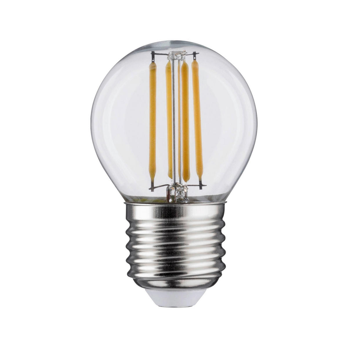 LED-LEUCHTMITTEL   1x4,8W W E27  - Klar, Basics, Glas (4,5/7,2cm) - Paulmann