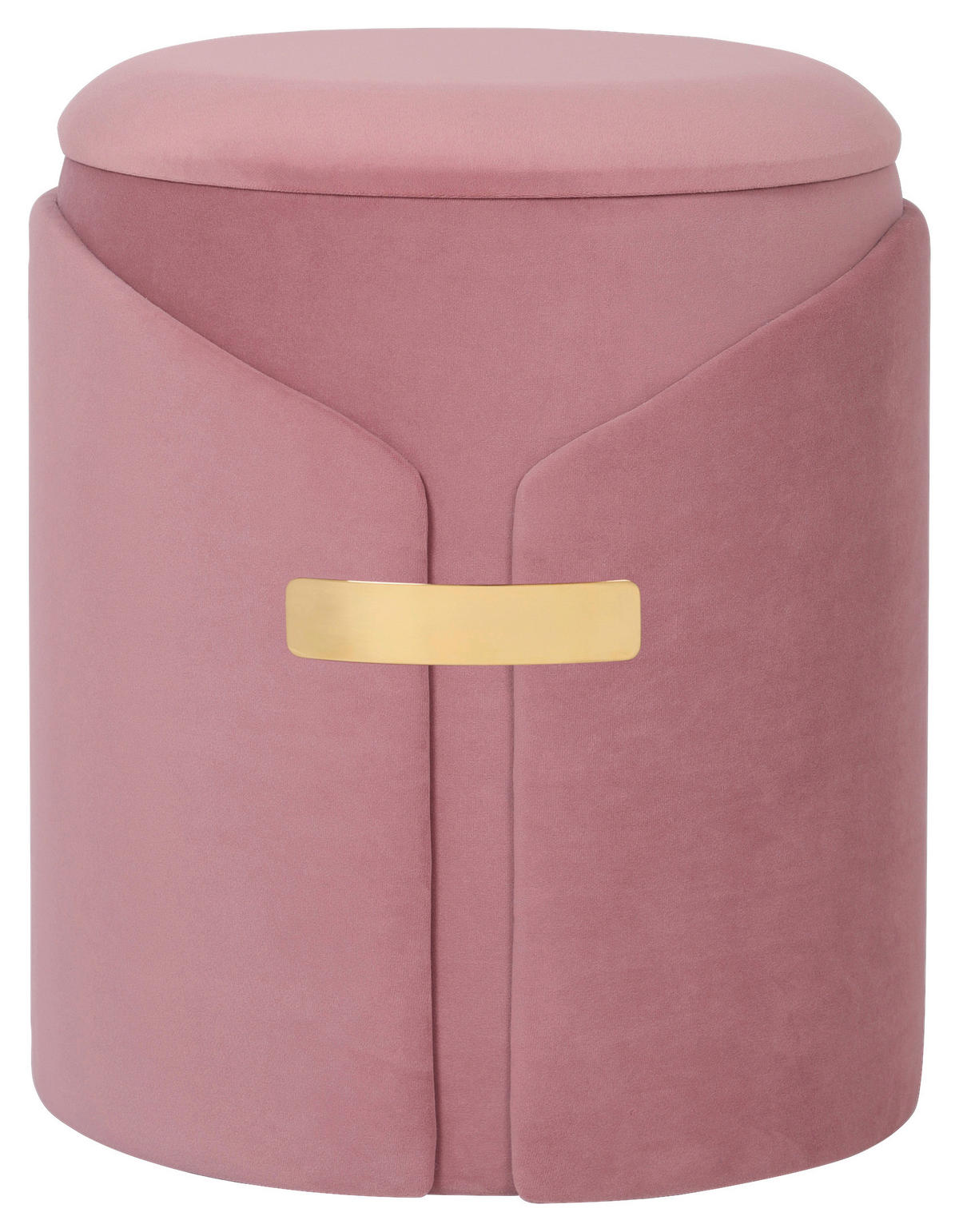 SADA TABURETŮ,  - starorůžová, Design, textil (30,5+37cm) - MID.YOU